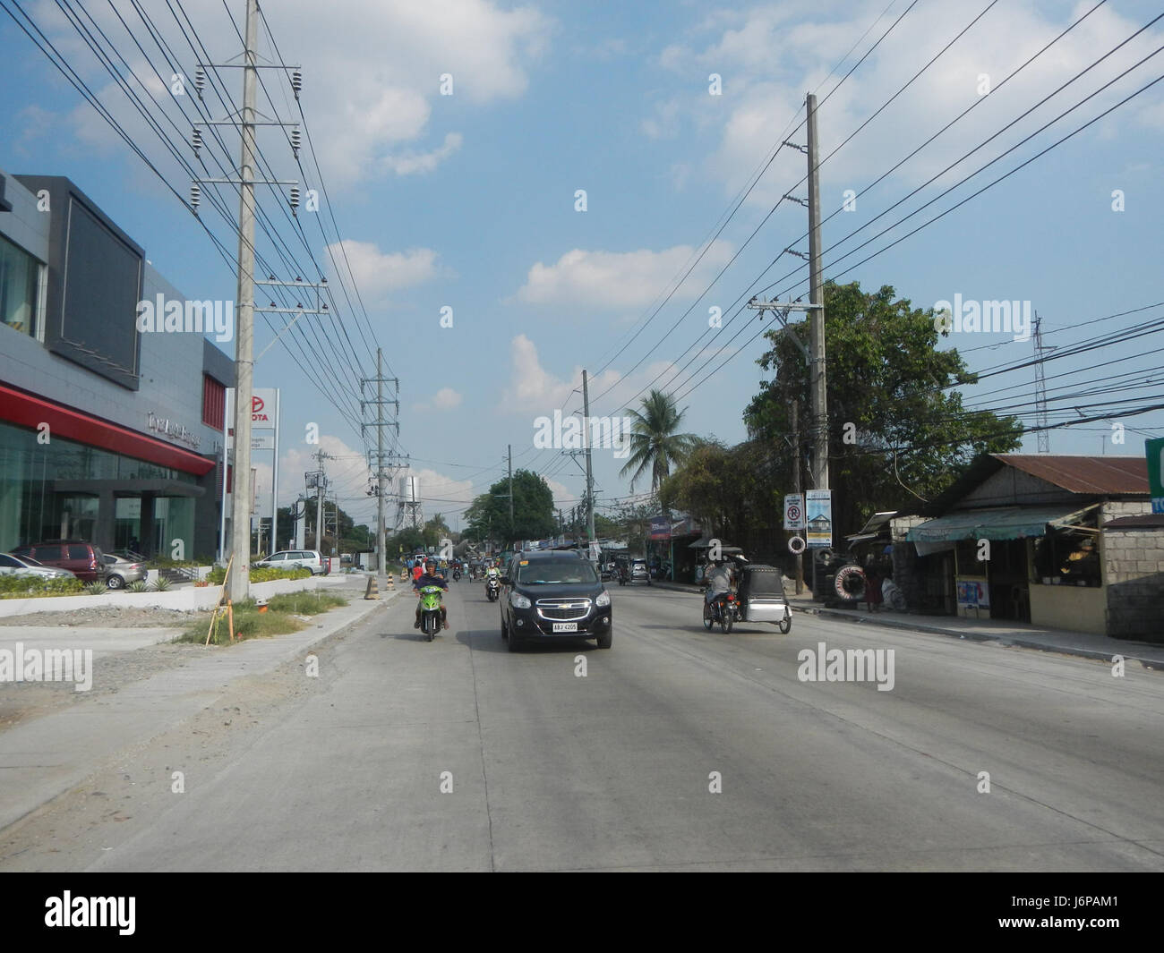 Ce titre fait référence au Angeles Exit Trumpet Interchange à Pampanga, aux Philippines, qui est un important centre de transport qui facilite la circulation dans la région. Banque D'Images