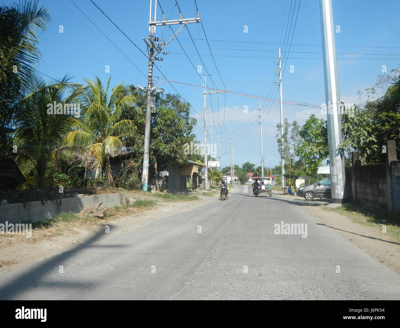 09576 San Rafael Bulacan routes municipales Projet de dérivation 38 barangays Banque D'Images