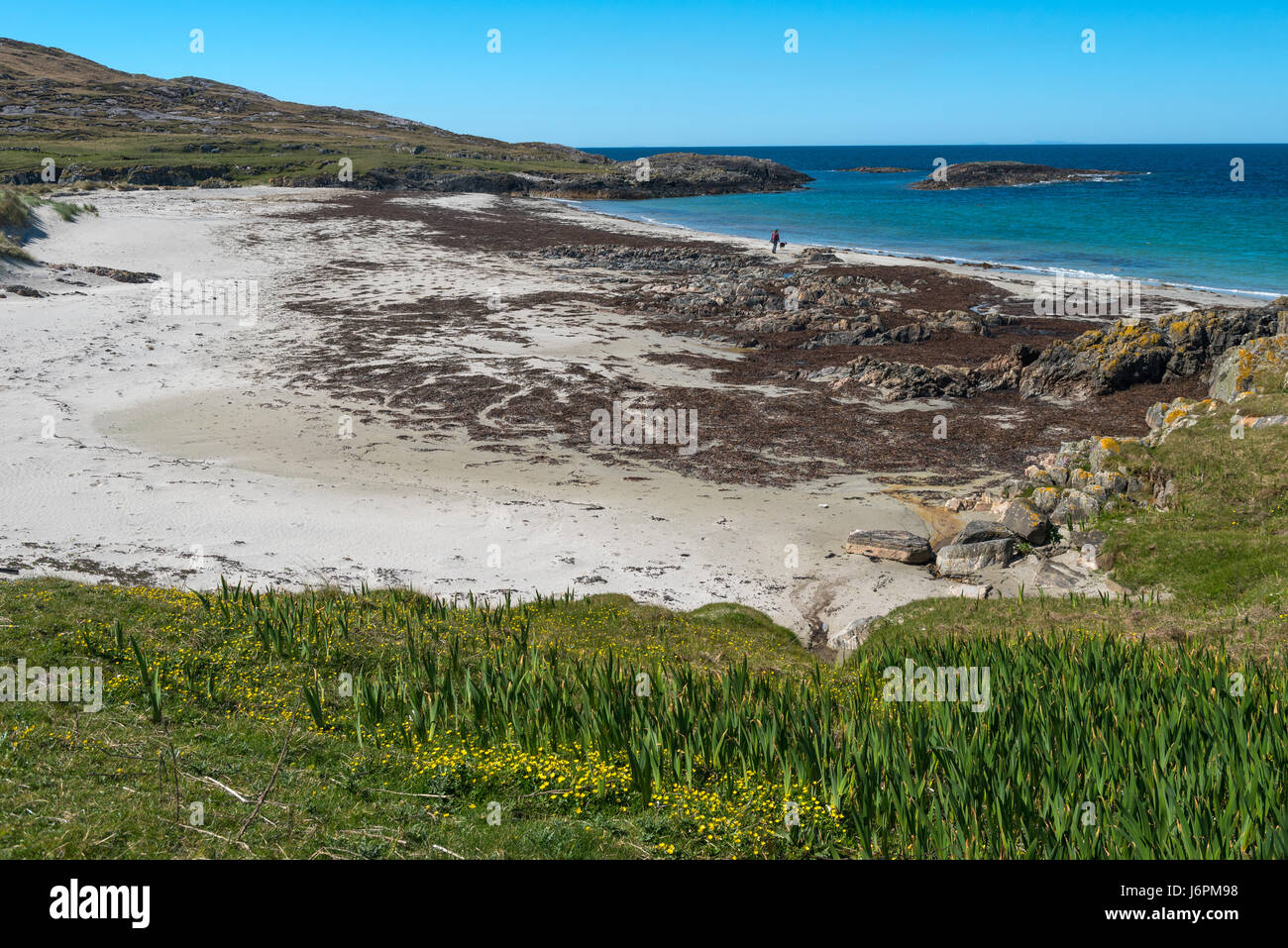 Un port t-Saoir sur l'île de Coll Ecosse Banque D'Images