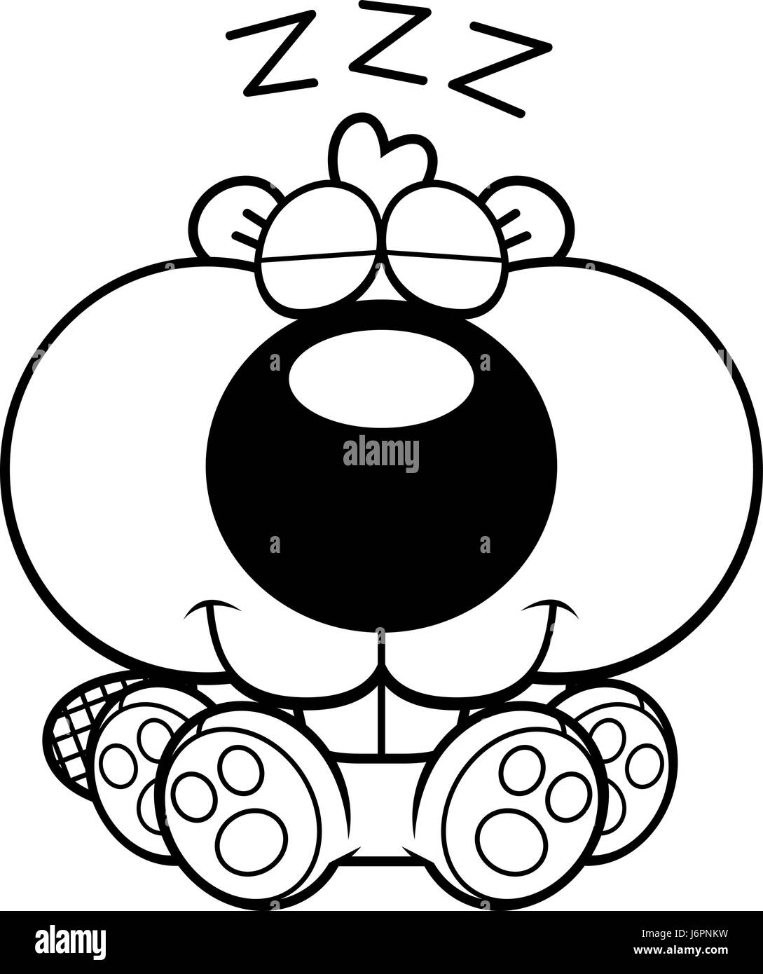 Illustration D Une Caricature D Un Kit De Castor Prendre Une Sieste Image Vectorielle Stock Alamy Illustration D Une Caricature D Un Kit De Castor Prendre Une Sieste Image Vectorielle Stock Alamy
