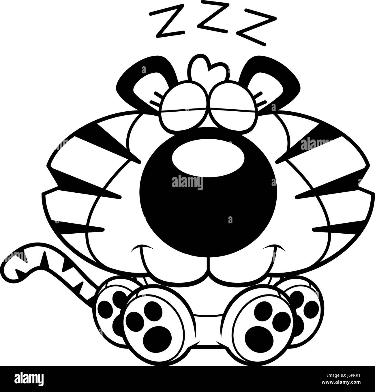 Une Illustration D Un Dessin Anime Tiger Cub Prendre Une Sieste Image Vectorielle Stock Alamy Une Illustration D Un Dessin Anime Tiger Cub Prendre Une Sieste Image Vectorielle Stock Alamy