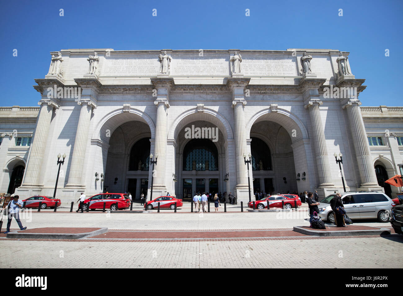 Entrée sud de la gare Union station Washington DC USA Banque D'Images