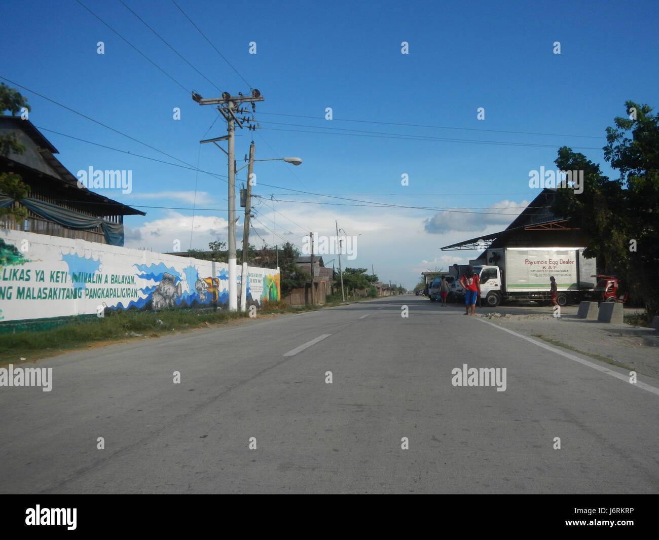 09787 San Bartolome Culcul Santo Tomas, Pampanga fermes 32 Routes Banque D'Images