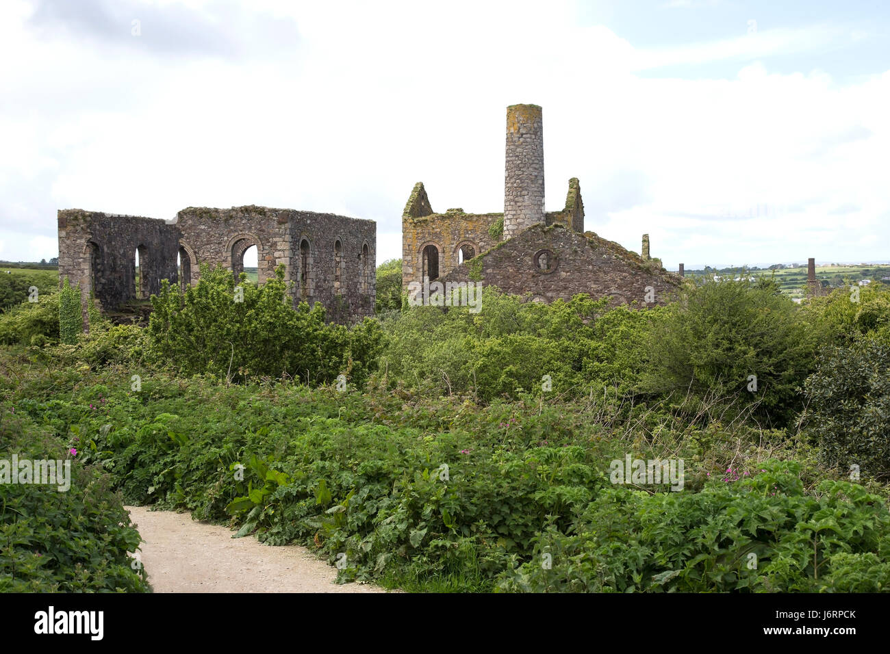 Reste de l'Papule Frances tin mine, Cornwall Banque D'Images