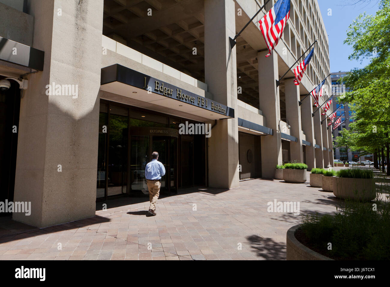 FBI (Federal Bureau of Investigations) siège - Washington, DC USA Banque D'Images