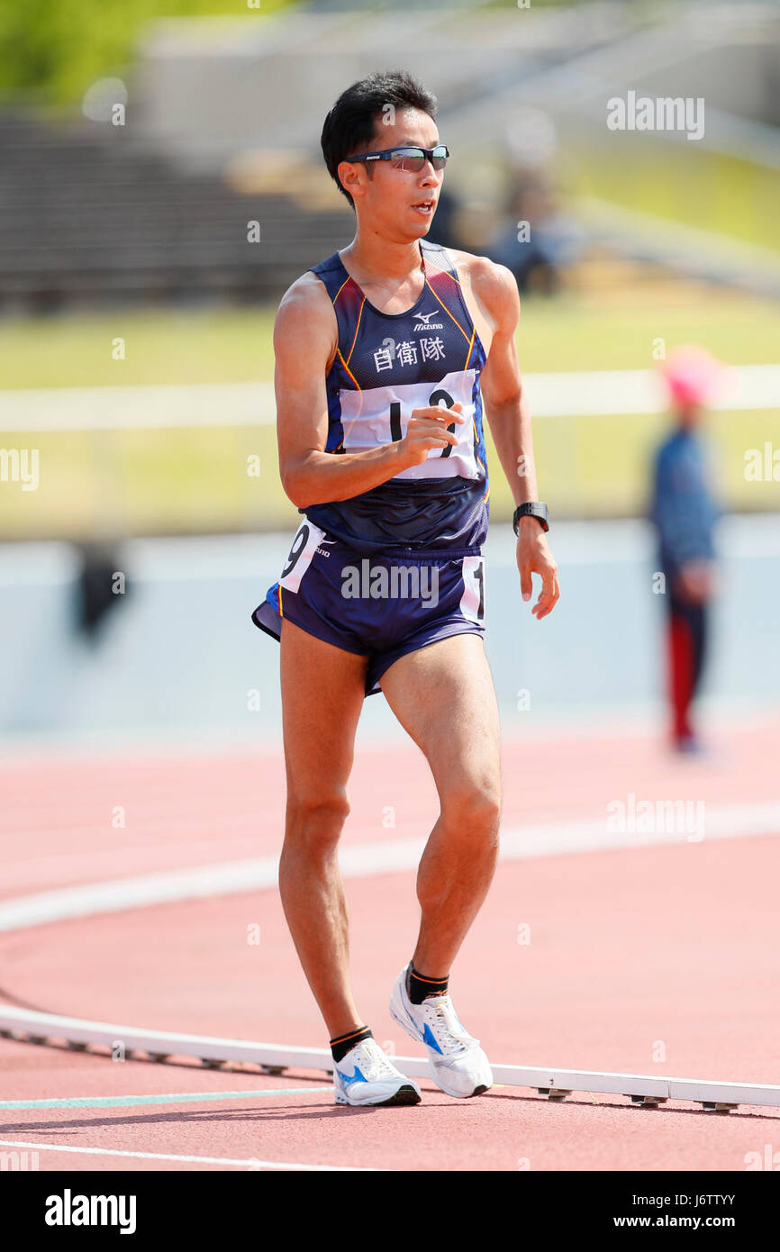 Stade d'athlétisme d'Akita, Akita, Japon. 20 mai, 2017. Hirooki Arai, le 20 mai 2017 - Athlétisme : Le 59e East Japan Industrial 30 mars 1993, Men's 5000 m à pied au stade de l'athlétisme d'Akita, Akita, Japon. Credit : Yohei Osada/AFLO SPORT/Alamy Live News Banque D'Images