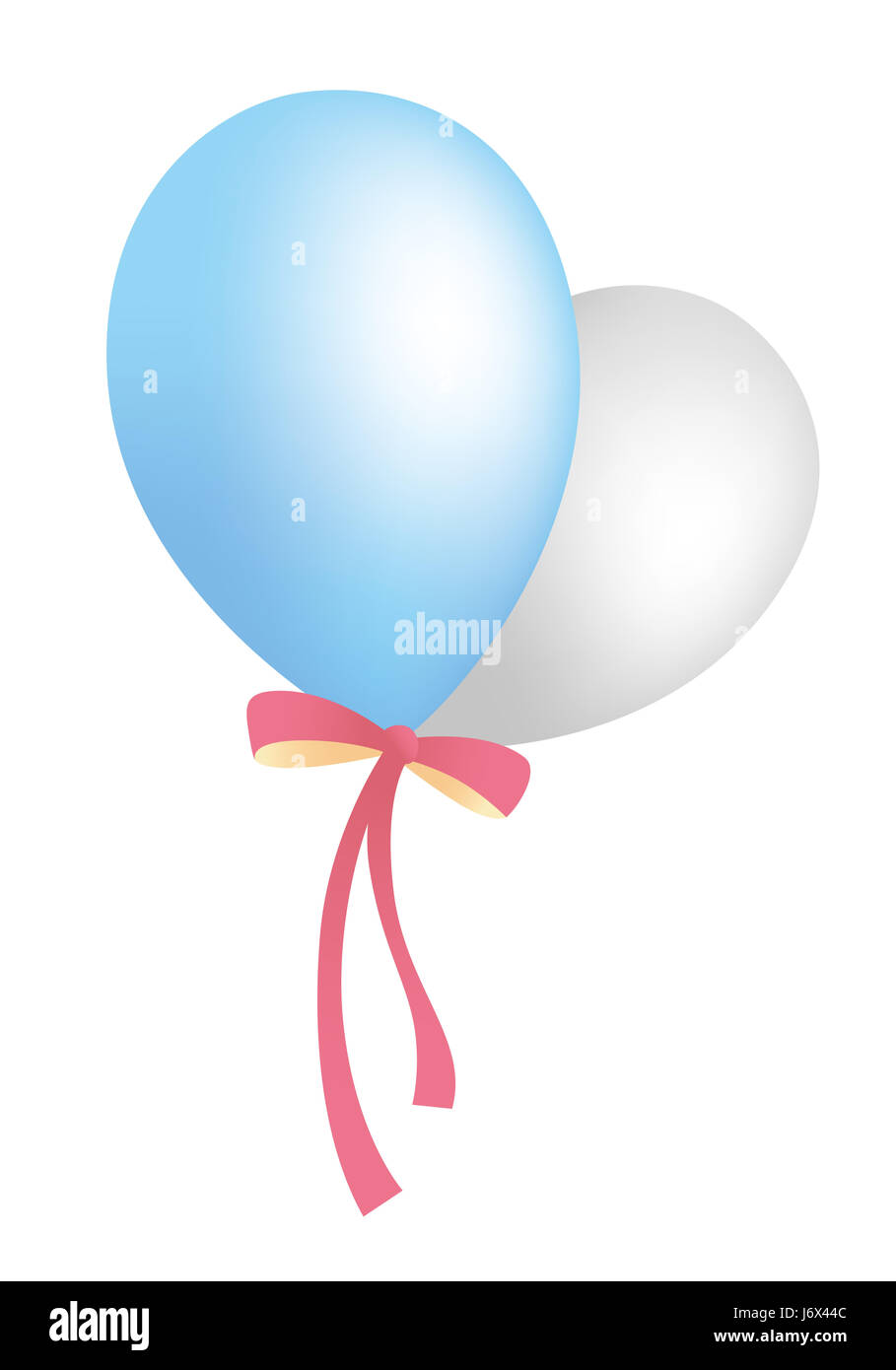 Maison de vacances bande ruban ruban ballon bleu présente belle beauteously  bel objet Photo Stock - Alamy