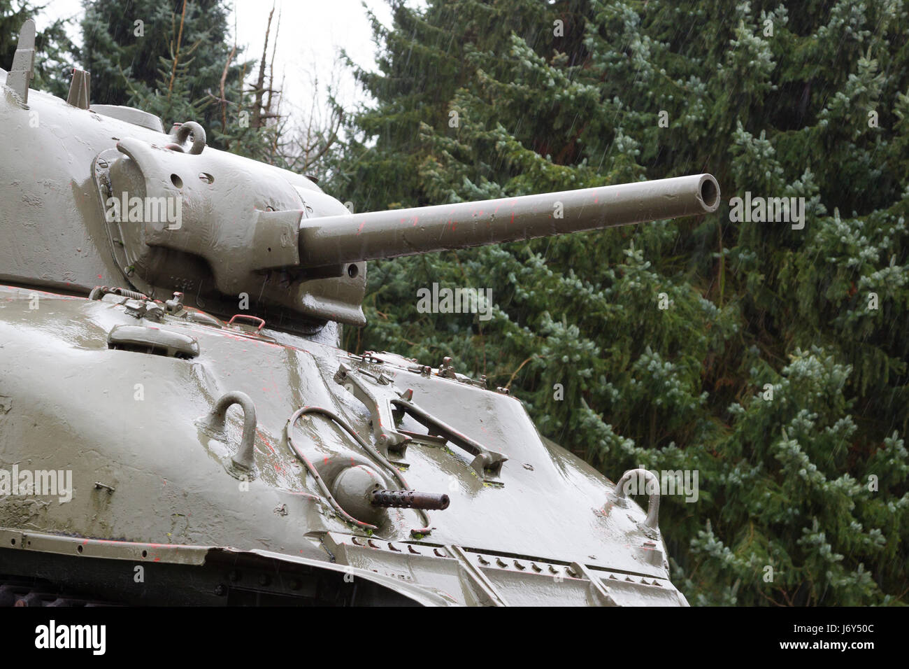 WW2 tank close-up, up d'un véhicule allié Banque D'Images