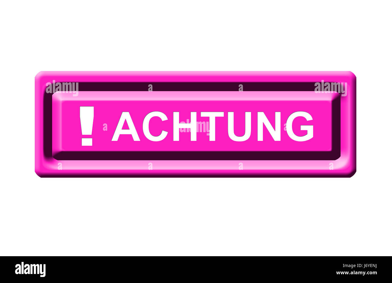 Attention Danger Avertissement Attention dangereux stop sign info signal isolé Banque D'Images