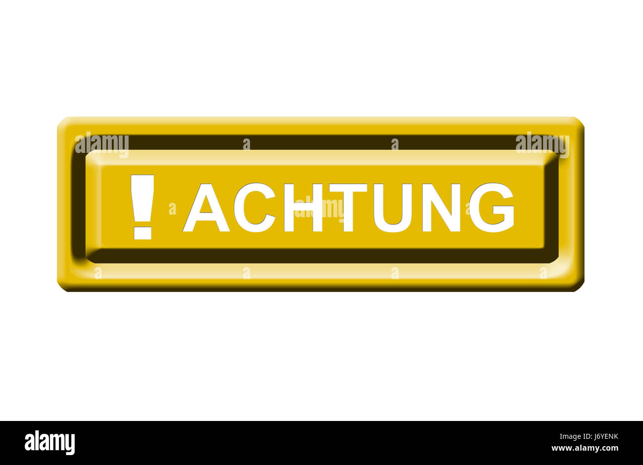 Attention Danger Avertissement Attention dangereux stop sign info signal isolé Banque D'Images