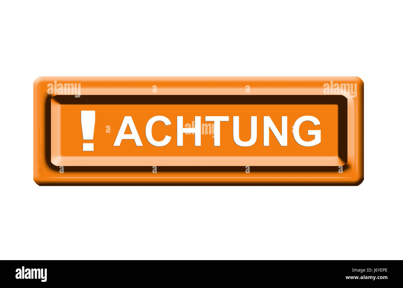Attention Danger Avertissement Attention dangereux stop sign info signal isolé Banque D'Images