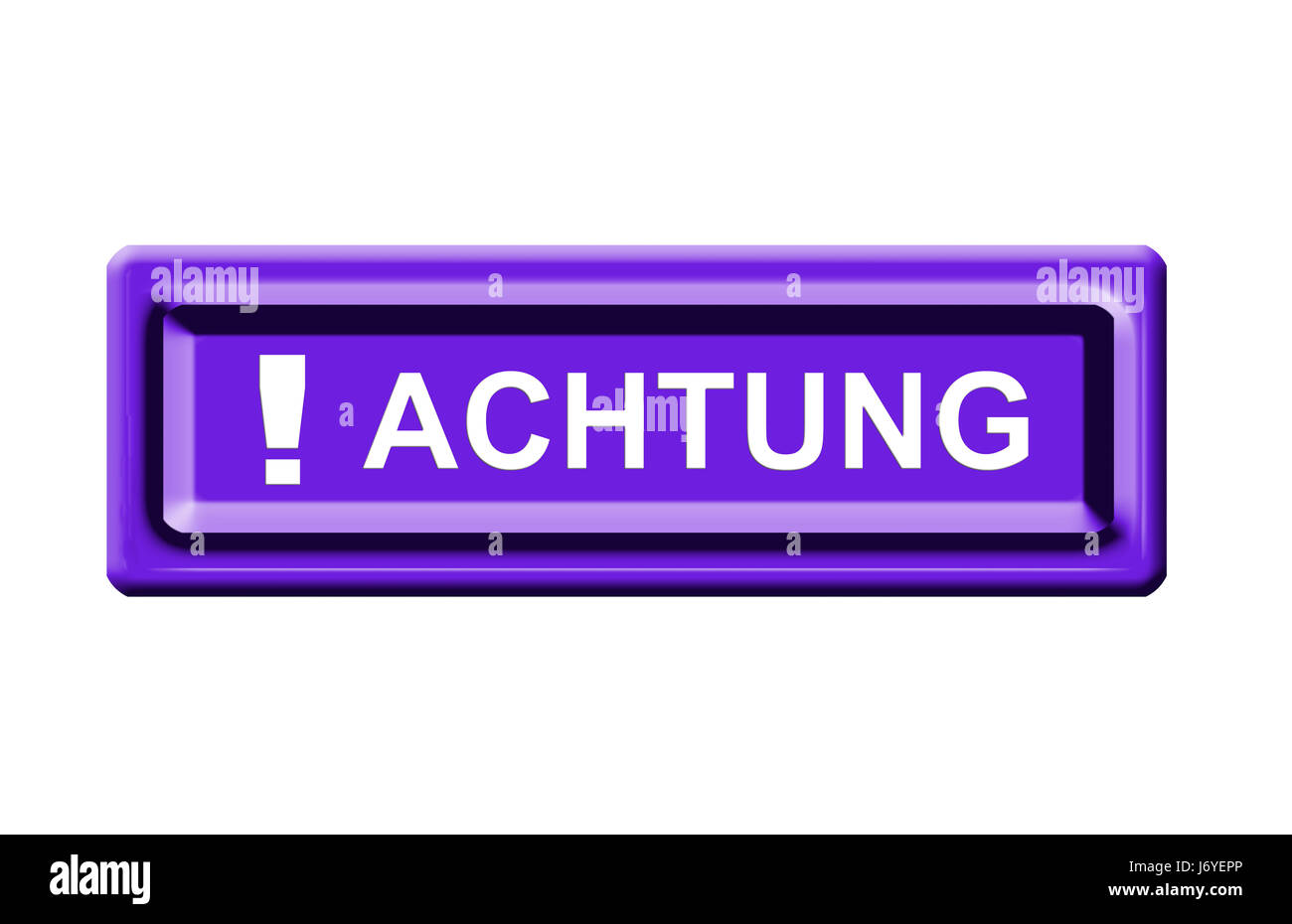 Attention Danger Avertissement Attention dangereux stop sign info signal isolé Banque D'Images