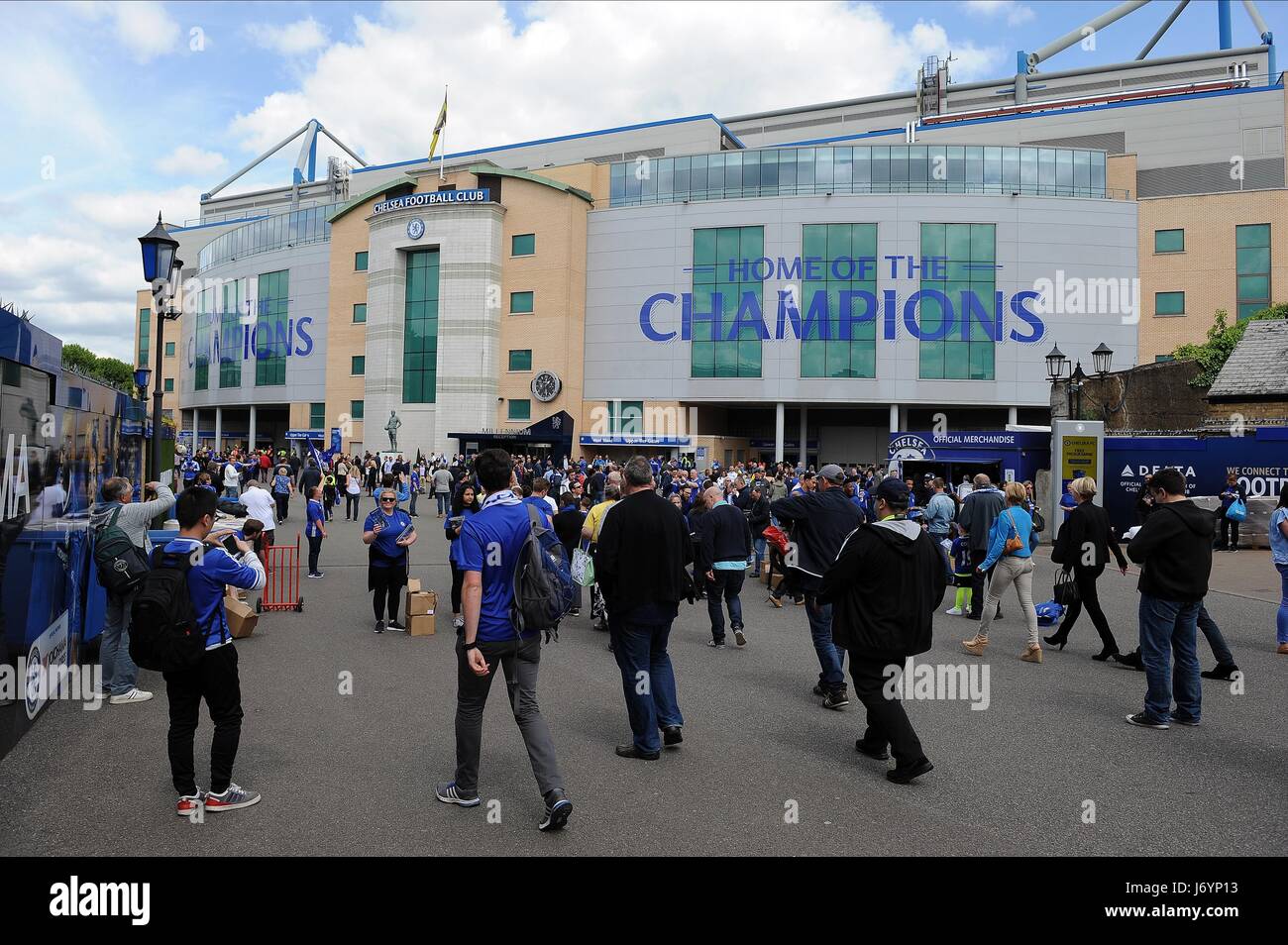 Une vue générale de l'IRB STAMFORD CHELSEA PREMIER LEAGUE CHAMPIO stade de Stamford Bridge Londres Angleterre 21 Mai 2017 Banque D'Images