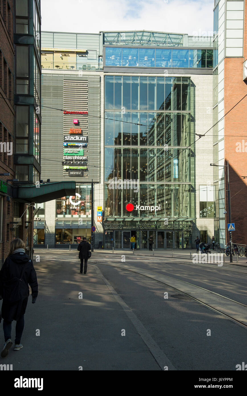 Le centre commercial Kamppi . Le dans le centre de Kamppi Helsinki. Banque D'Images