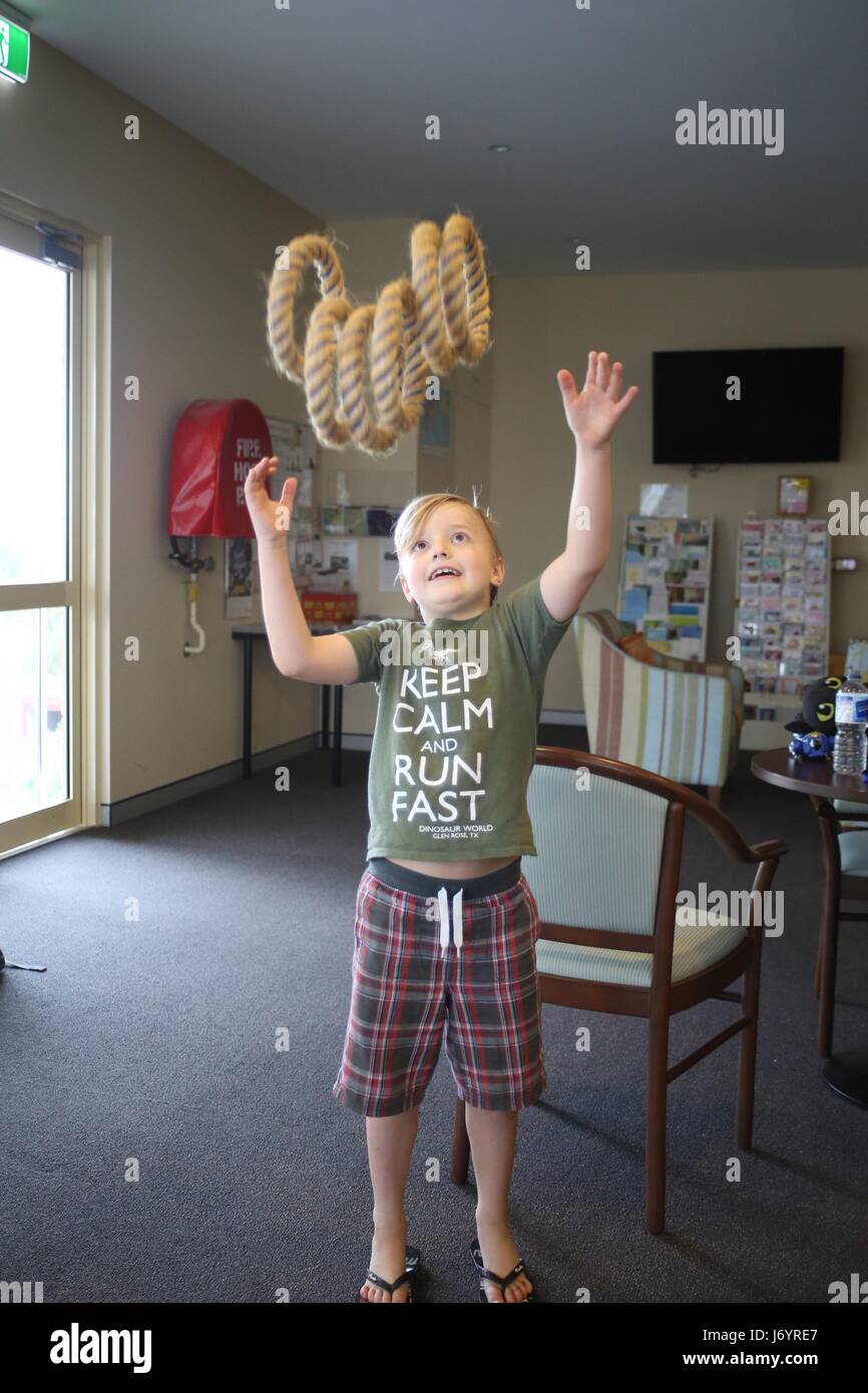 Photographie des segments dans l'Air Action Shot Banque D'Images