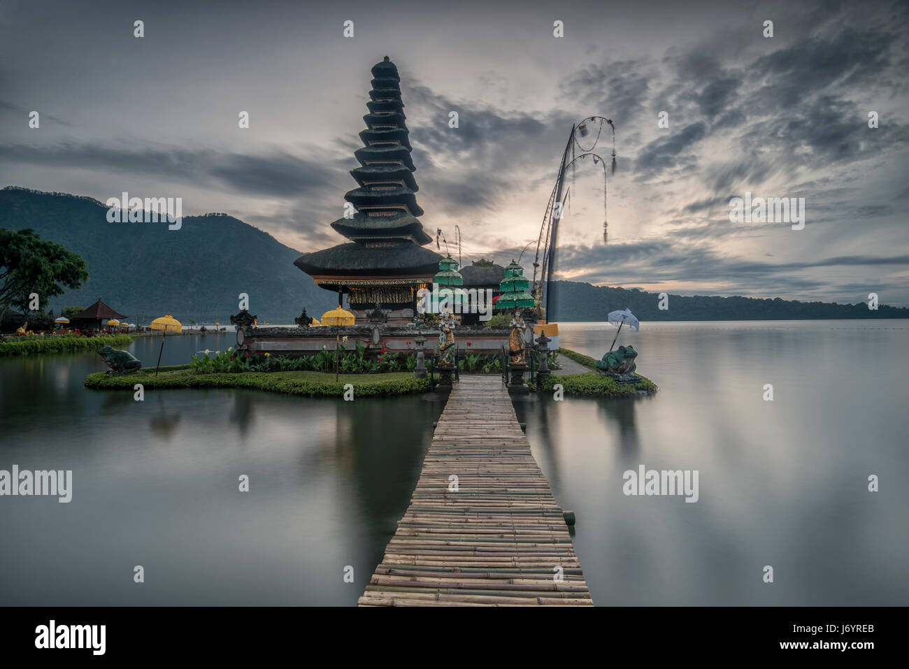 Pura Ulun Danu Beratan, Bali, Indonésie Banque D'Images