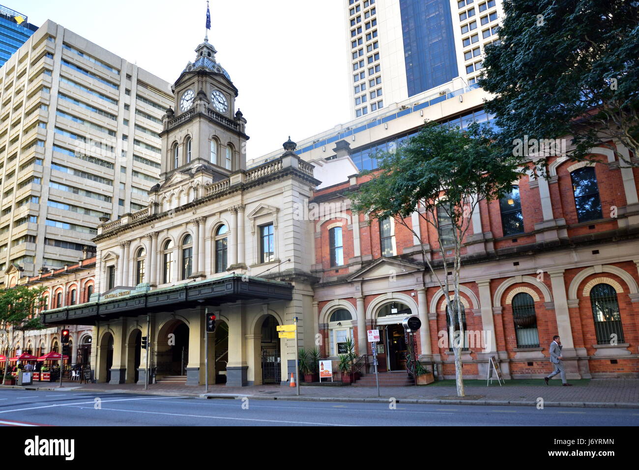 La gare ferroviaire centrale, Brisbane, Queensland, Australie Banque D'Images