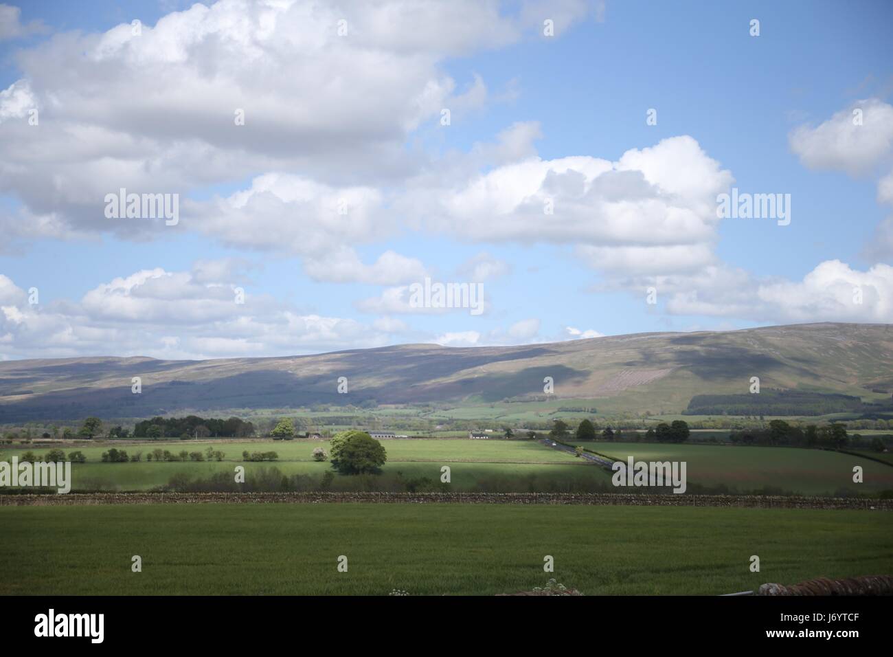 Vue de Hartside Cafe, Sommet Hartside, Alston Banque D'Images