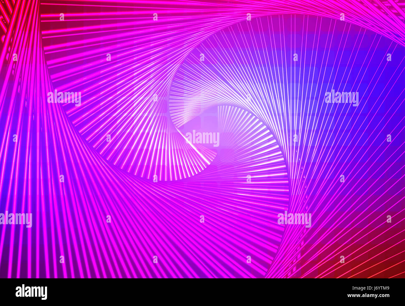 Bleu Violet Rose spirale rougeoyante abstract background Banque D'Images