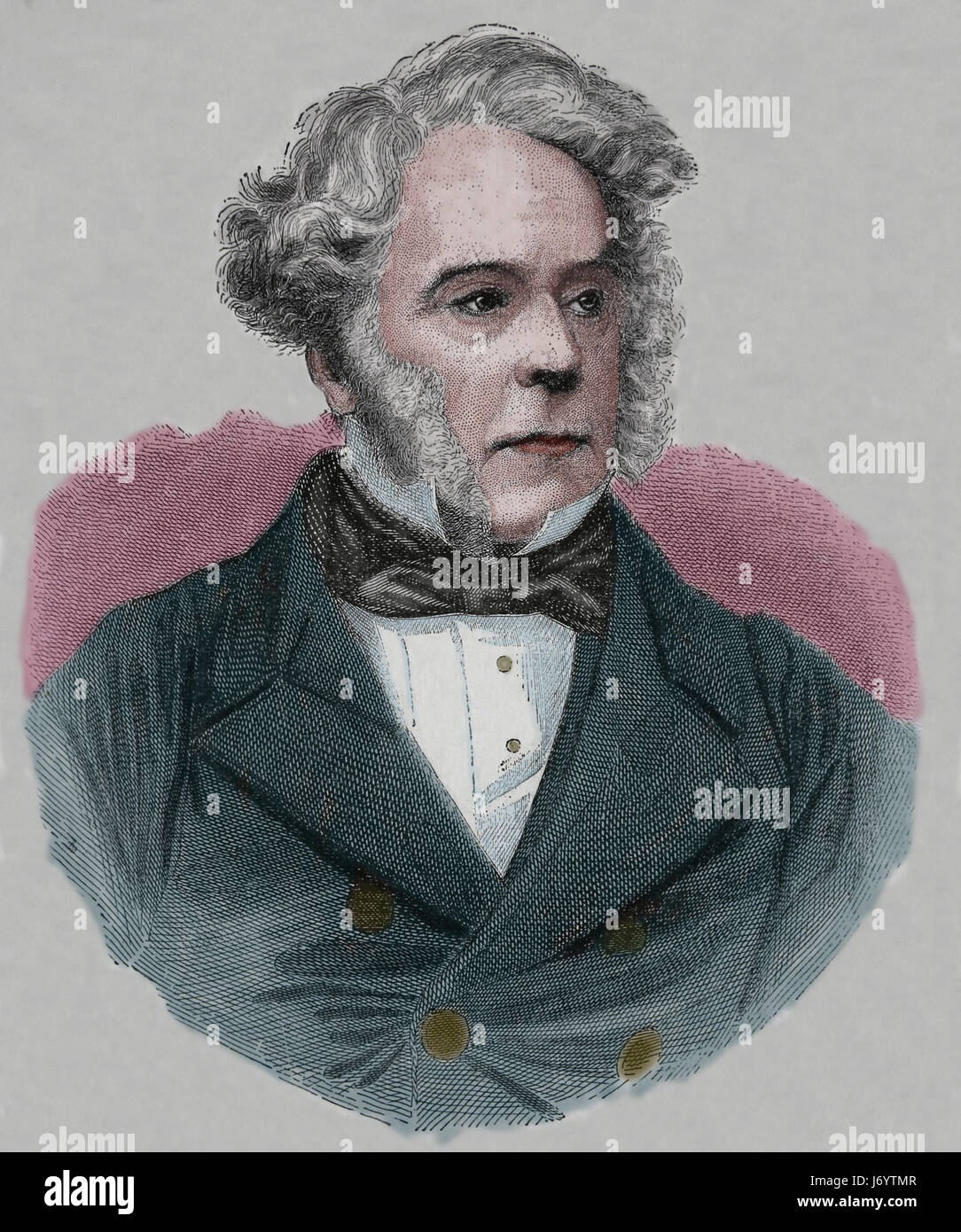 Henry John Temple, 3e vicomte Palmerston (1784-1865). Homme d'État britannique et premier ministre. La gravure, notre siècle, 1883. Banque D'Images