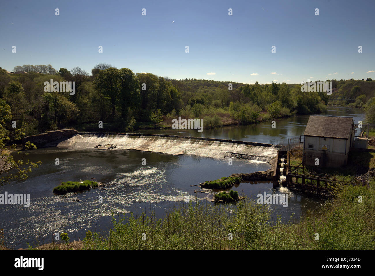 David Livingstone Bridge Blantyre Mill Road bridge par le David Livingstone Centre.Voir Banque D'Images