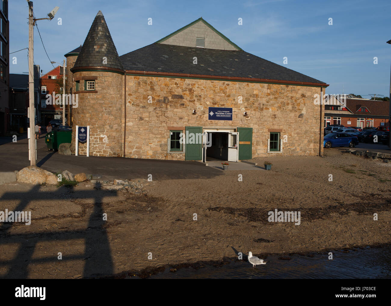 La ville de Newport Centre Maritime ,Newport, Rhode Island, USA Banque D'Images