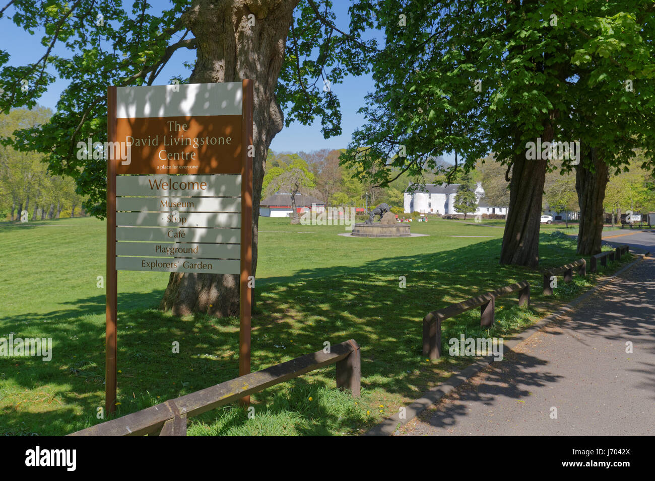 David Livingstone Centre Museum à Blantyre, Ecosse Banque D'Images