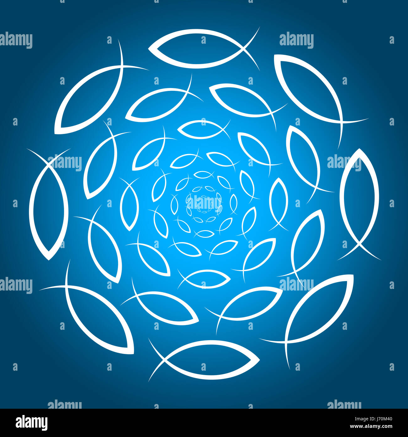 Signal signe poissons poissons religion christianisme pictogramme Pictogramme trade Banque D'Images