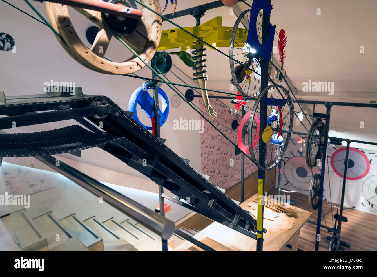 AMSTERDAM, Pays-Bas - 15 mai, 2017 : Le musée de Stedelijk Amsterdam est un musée dédié à l'art moderne et contemporain et design. Banque D'Images