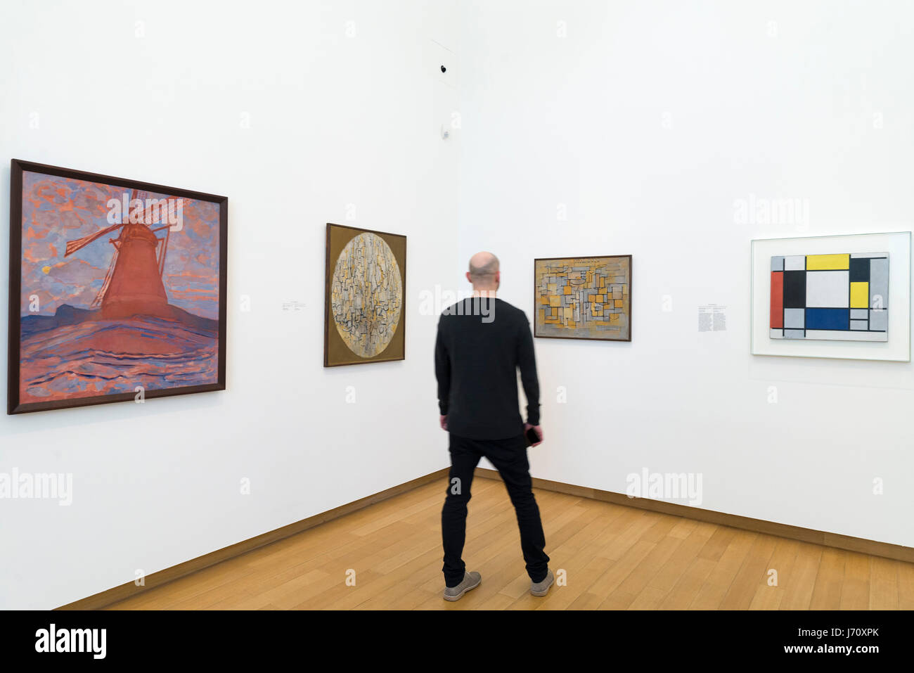 AMSTERDAM, Pays-Bas - 15 mai, 2017 : Le musée de Stedelijk Amsterdam est un musée dédié à l'art moderne et contemporain et design. Banque D'Images