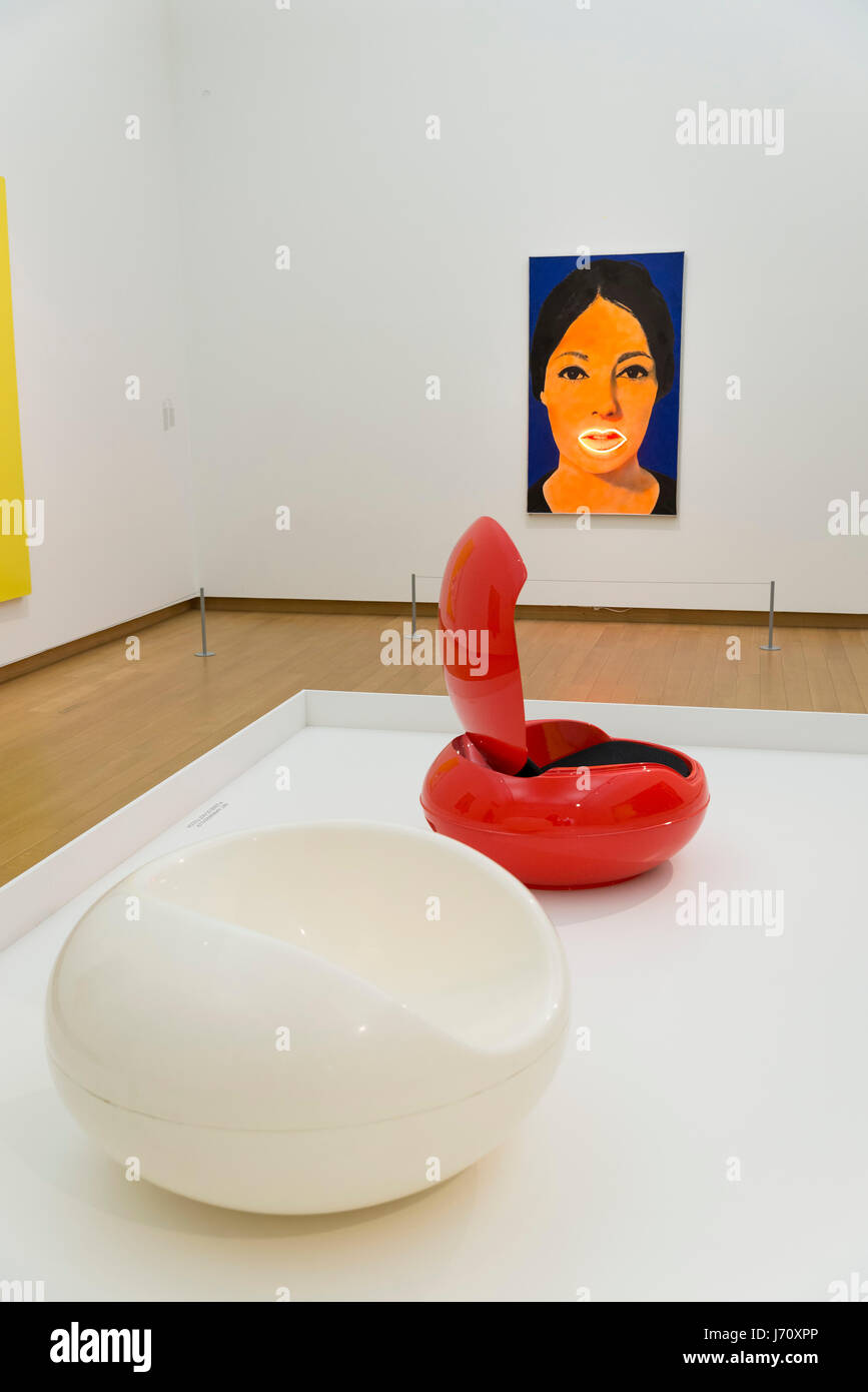 AMSTERDAM, Pays-Bas - 15 mai, 2017 : Le musée de Stedelijk Amsterdam est un musée dédié à l'art moderne et contemporain et design. Banque D'Images