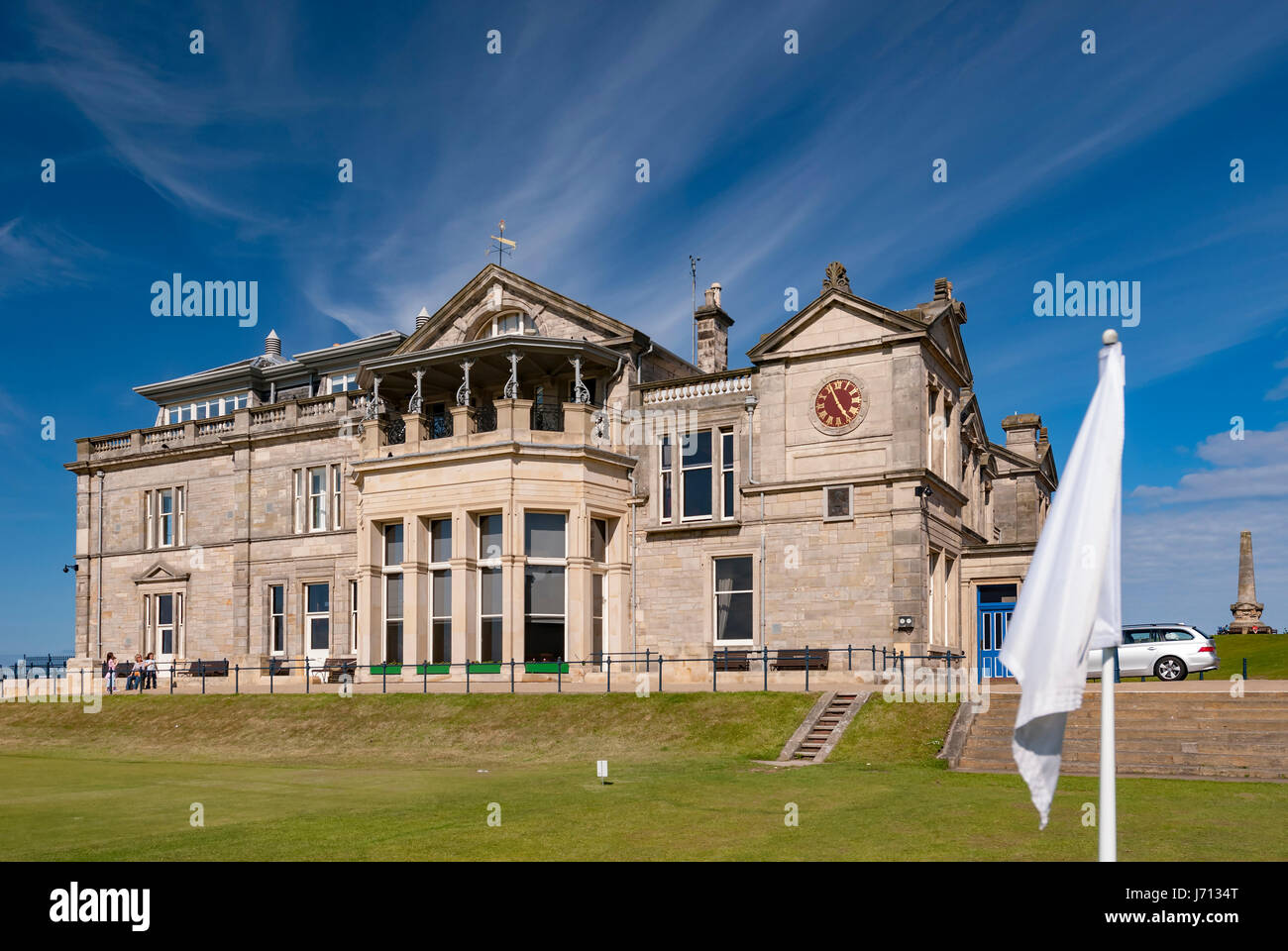 St Andrews Royal and Ancient Golf Club. Banque D'Images