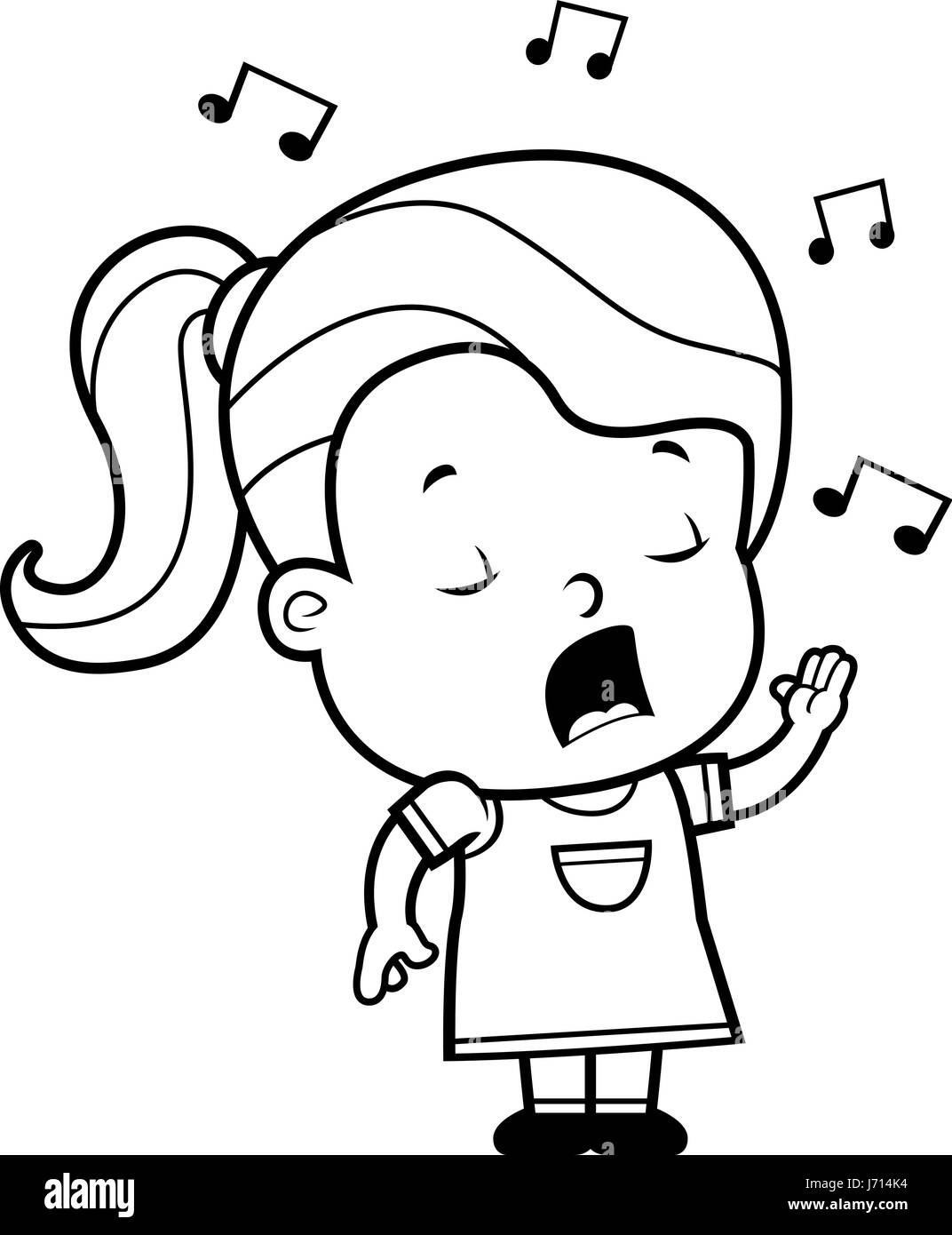 Un Dessin Anime Bebe Fille Chantant Une Chanson Image Vectorielle Stock Alamy Un Dessin Anime Bebe Fille Chantant Une Chanson Image Vectorielle Stock Alamy
