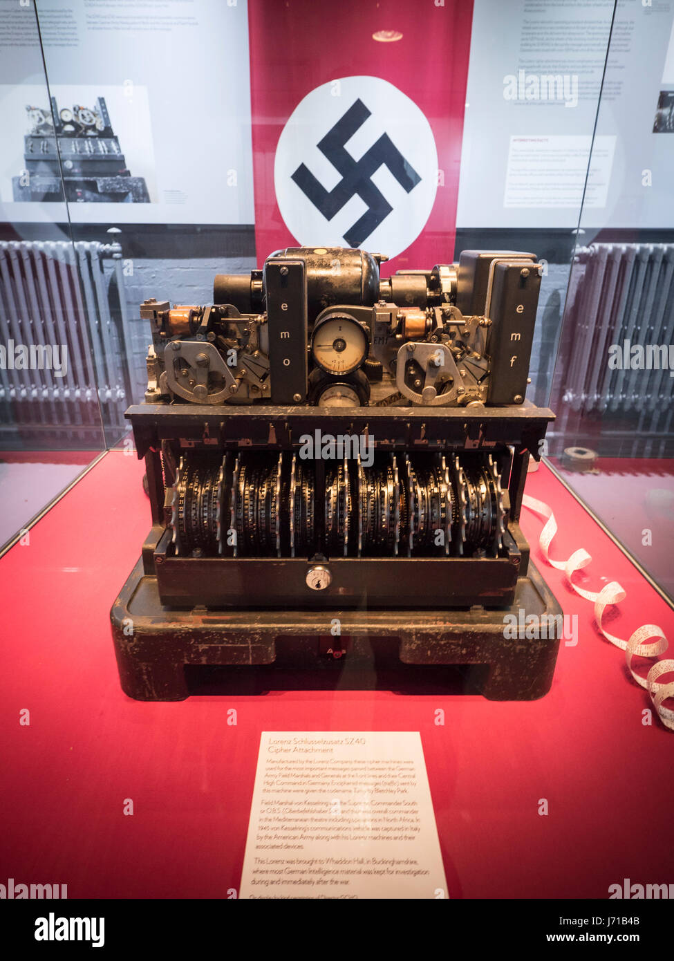 La machine de Lorenz - c'était ce qu'Hitler a appelé sa machine de chiffrement incassable. Banque D'Images