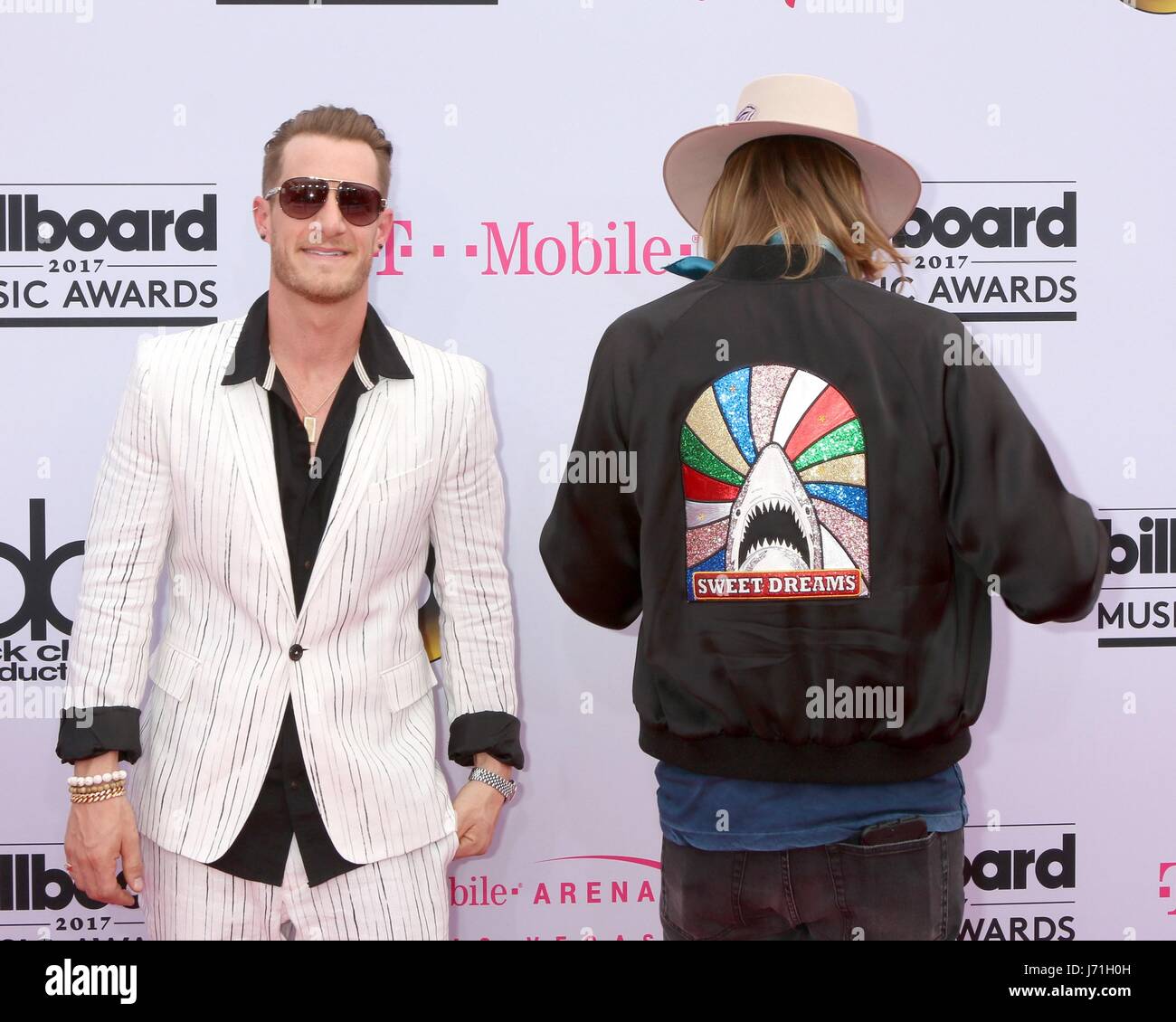 Floride Géorgie Ligne, Tyler Hubbard, Brian Kelley à arrivées de Billboard Music Awards 2017 - Arrivées, T-Mobile Arena, Las Vegas, NV 21 Mai, 2017. Photo par : Priscilla Grant/Everett Collection Banque D'Images