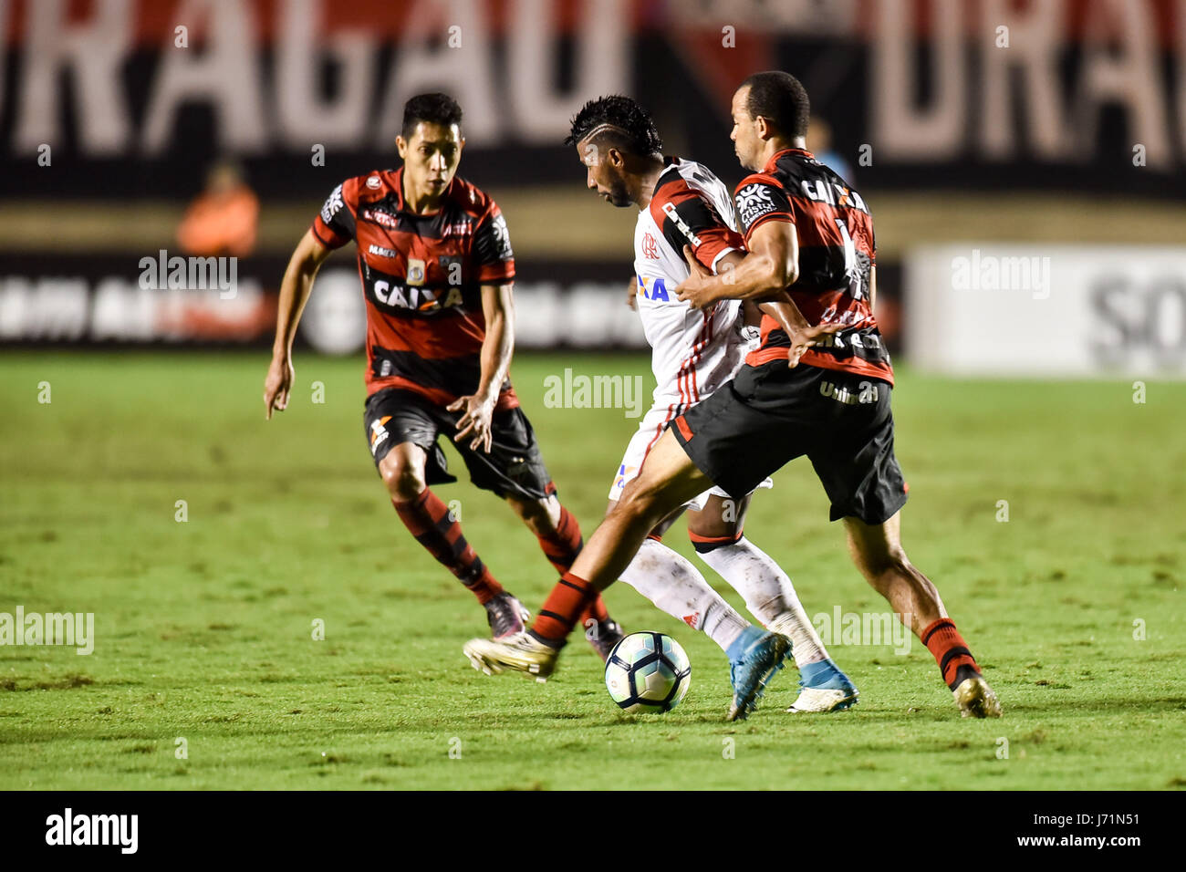 Cours, rendez-vous, 20.05.2017 - ATLÉTICO RENDEZ-Rodinei - O jogador FLAMENGO Flamengo durante partida contra o Atlético rendez válida segunda rodada, pela n'Campeonato Brasileiro no Estádio Serra Dourada, na noite deste sábado, 20. (FOTO : RICARDO BOTELHO/BRÉSIL PHOTO PRESSE) Banque D'Images