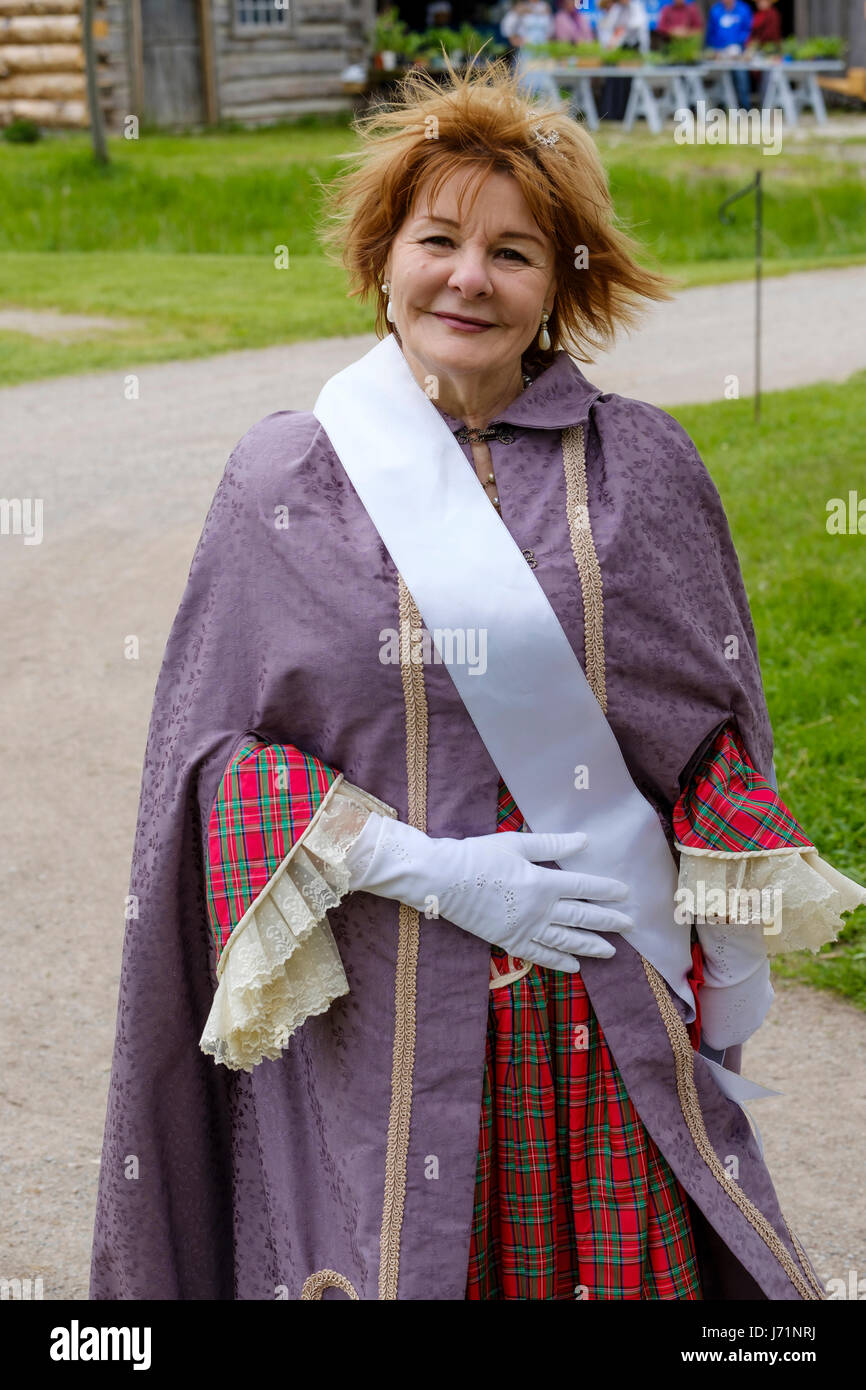 London, Ontario, Canada. 22 mai, 2017. Victoria Day, un jour férié fédéral canadien avec des célébrations en l'honneur de l'anniversaire de la reine Victoria, également appelé célébration de la reine d'Angleterre, à fawshawe pioneer village, London, Ontario, Canada. crédit : rubens alarcon/Alamy live news Banque D'Images