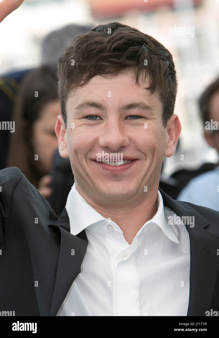 Cannes, France. 22 mai, 2017. Acteur Barry Keoghan pose à la photocall de "l'assassinat d'un Cerf sacré' annuel lors de la 70e édition du Festival de Cannes au Palais des Festivals de Cannes, France, le 22 mai 2017. Photo : Hubert Boesl - AUCUN FIL SERVICE - Photo : Hubert Boesl/dpa/Alamy Live News Banque D'Images