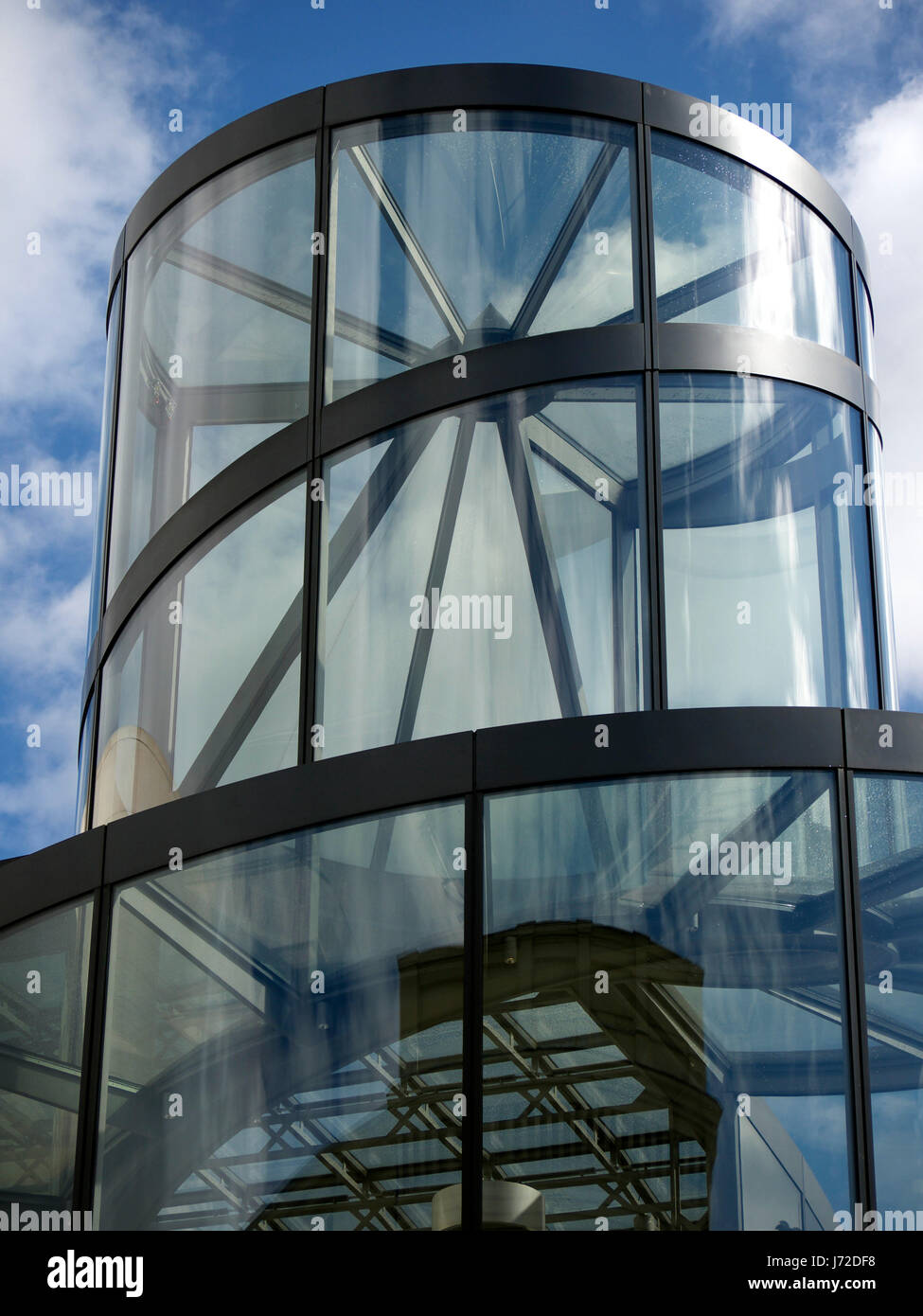 Escalier du musée allemand à Berlin Banque D'Images