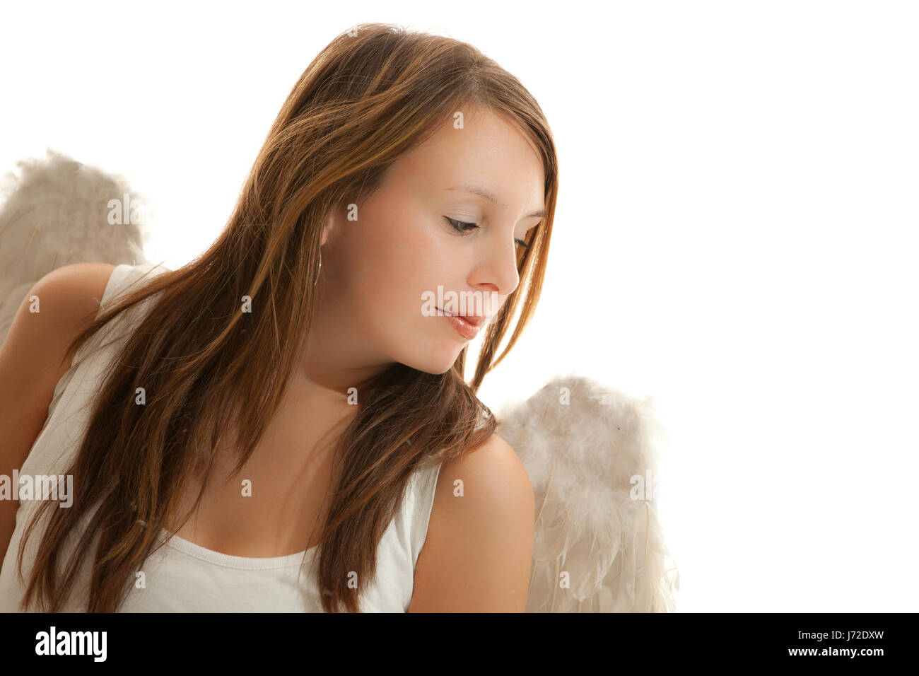 Anges ange aile noël x-mas femme rire rire rire rire twit Banque D'Images