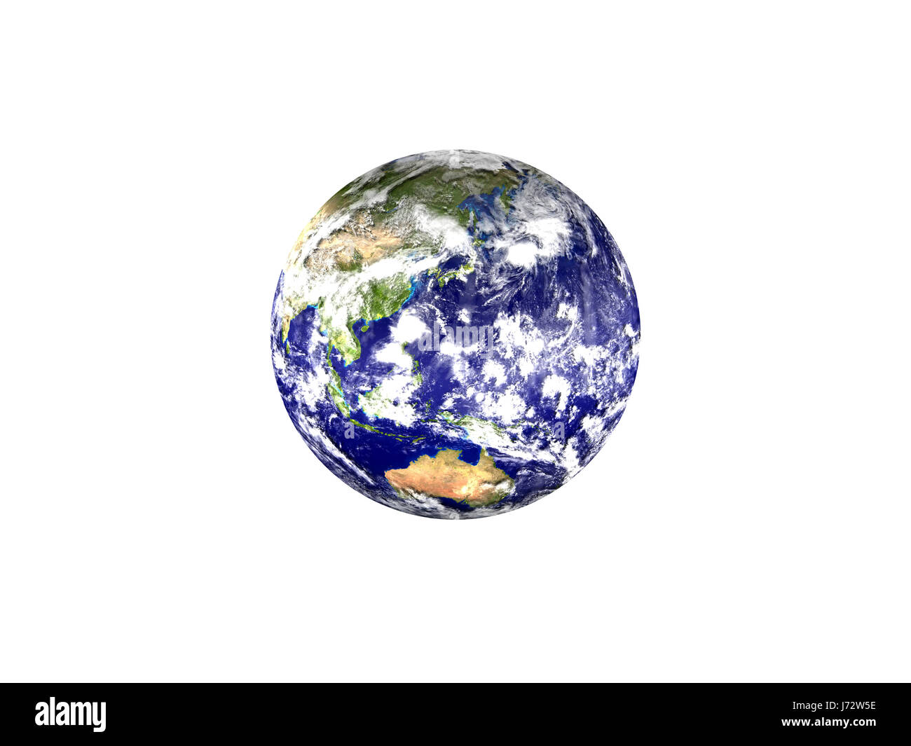 Asie Chine isolée continent pays monde planète terre monde isolé bleu Banque D'Images