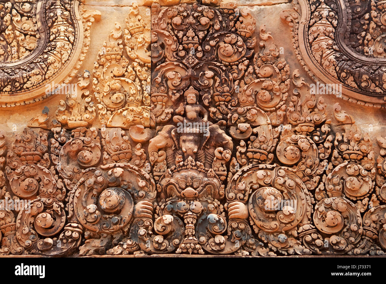 Travail de l'art art sculpture cambodge temple historique de l'art travail art culture Banque D'Images