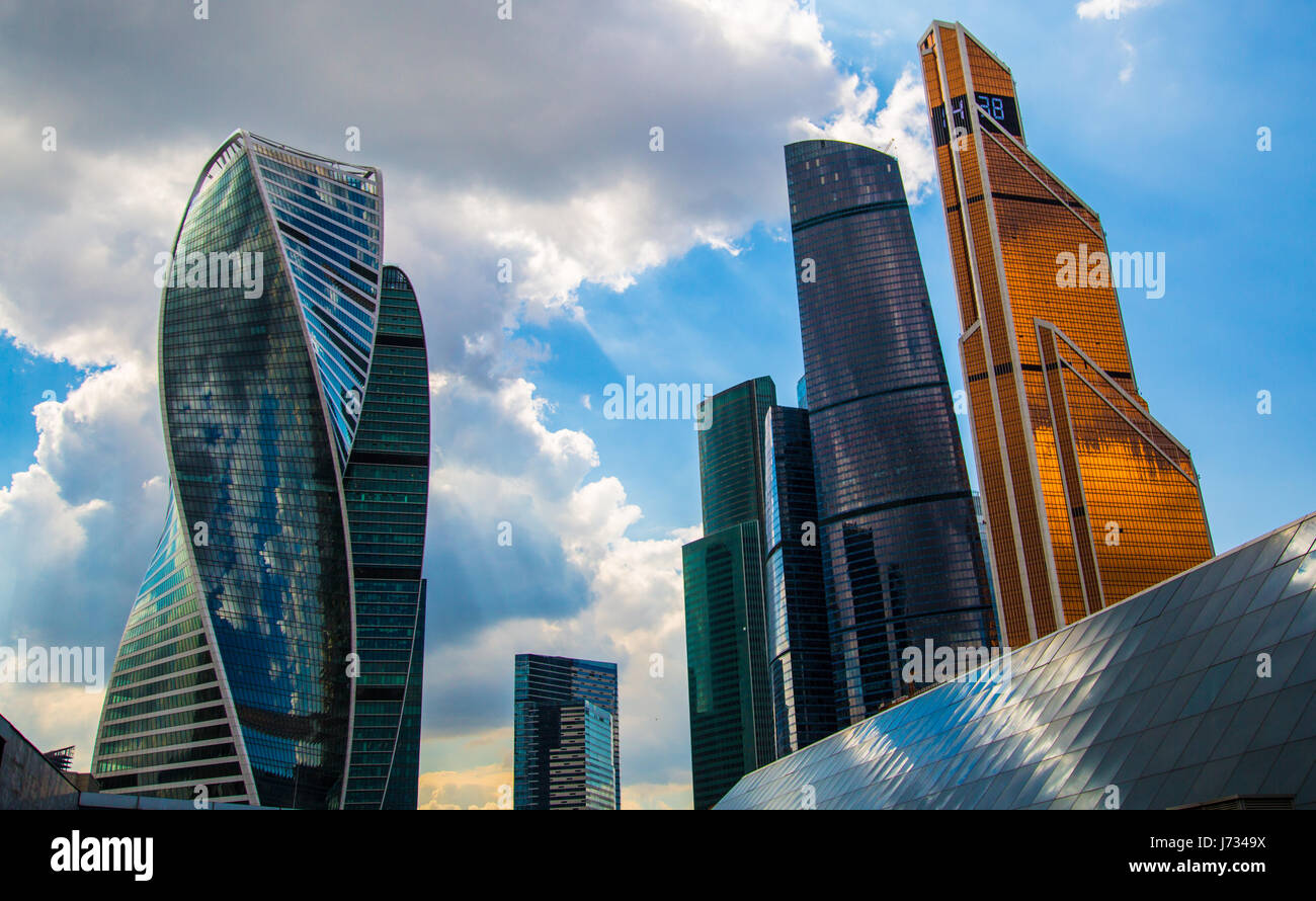 - Centre d'affaires de la ville de Moscou Banque D'Images