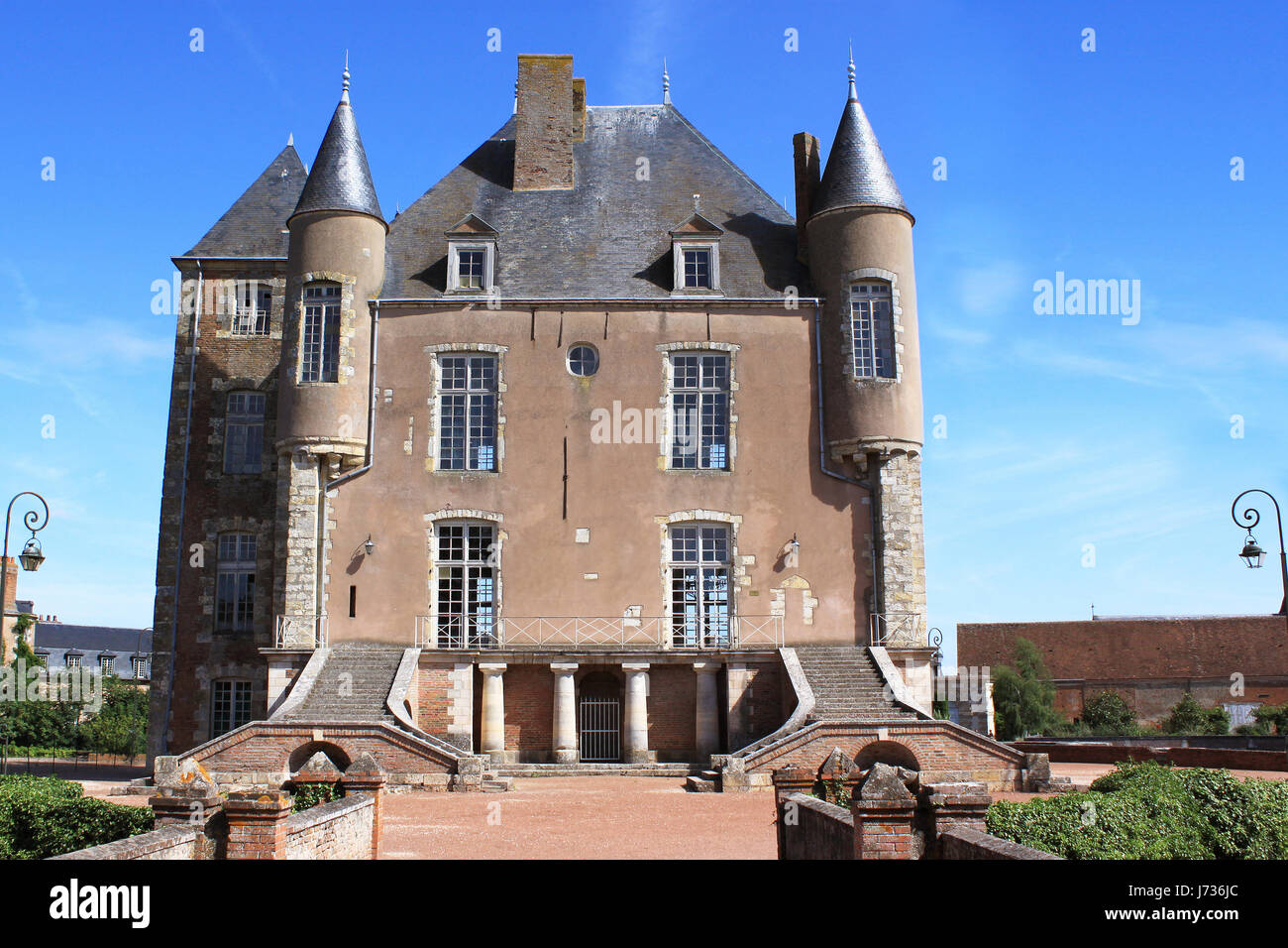 Rempart de l'histoire structure château chateau châteaux nature arbre arbres art park Banque D'Images