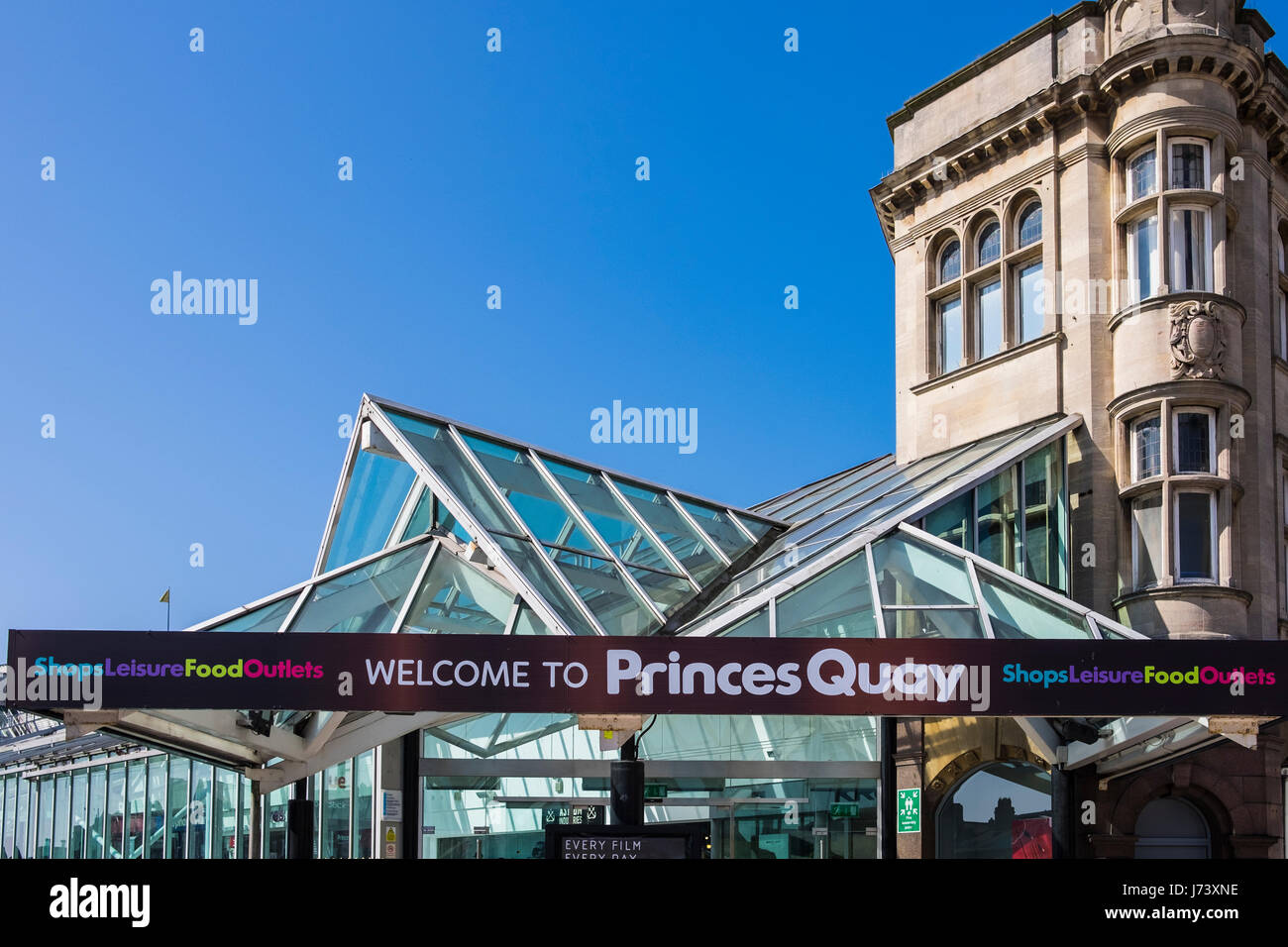 Princes Quay Shopping Centre, Kingston Upon Hull, Yorkshire, Angleterre, Royaume-Uni Banque D'Images