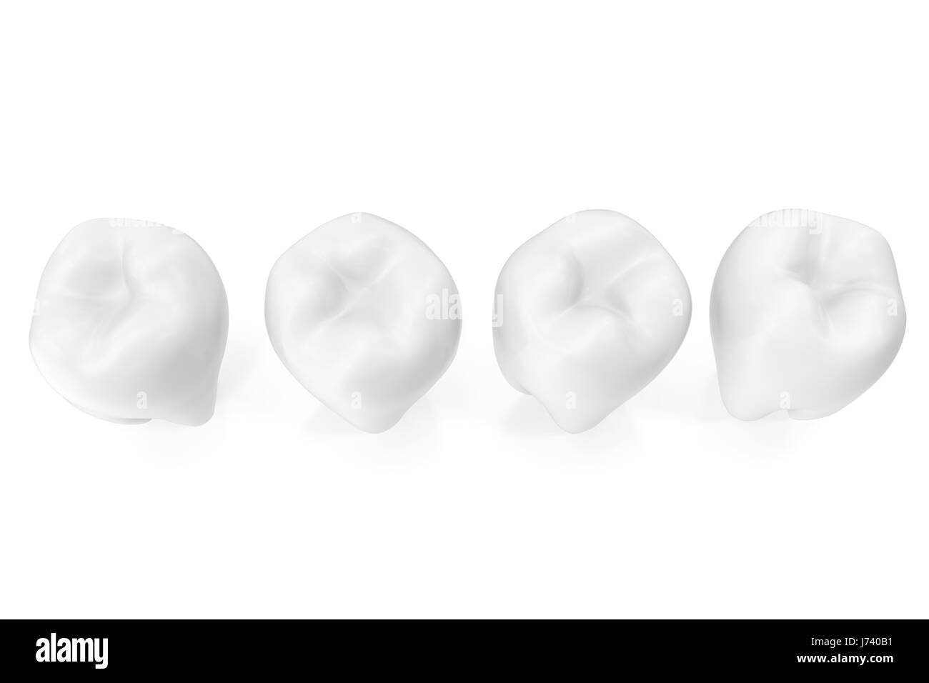 Dent dentaire 3D, de la médecine et de la santé concept design élément. Le rendu 3D Banque D'Images