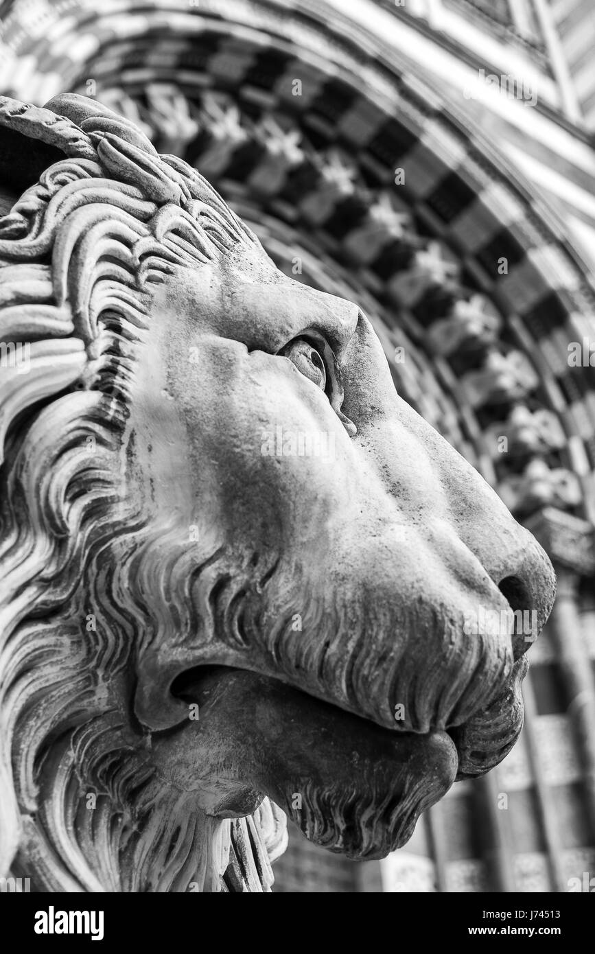 La Cathédrale Saint Laurent Gênes Italie Banque D'Images