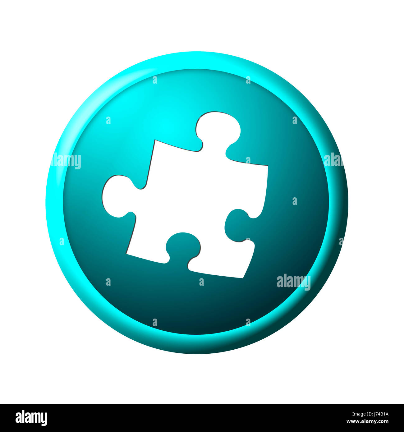 Puzzle boutons puzzle morceau partie segment section groupe zone Banque D'Images