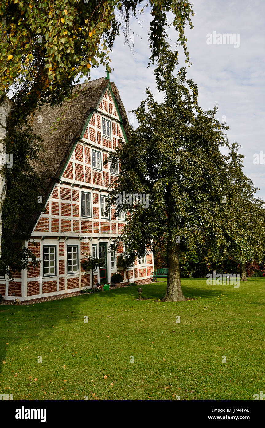 Ferme dans le vieux pays Banque D'Images