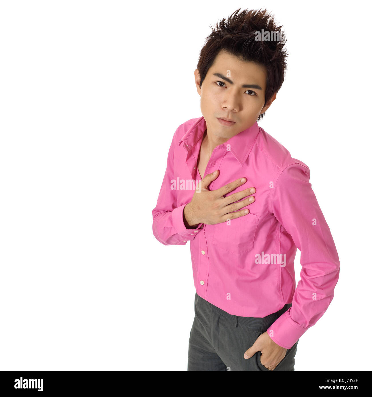 Jetant un coup d'oeil de carrière voir voir à oeil à la recherche d'affaires à traiter Banque D'Images